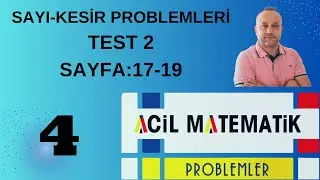 4 Sayı-Kesir Problemleri Test 2 Acil Matematik Problemler Fasikülü #problem@acilmatematik9818