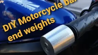 DIY motorcycle bar end weights