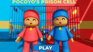 POCOYO VS RED POCOYO PRISON RUN! #roblox #obby