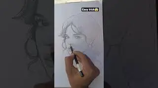 how to draw nose on face 😱 #shorts #draw #arts #painting
