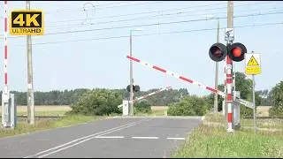 Przejazd Kolejowy - Boczów | Railroad Crossing ★ 4K ★