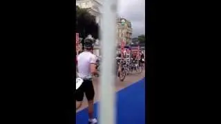 Ironman France 2013 Swim to bike transition- Ryan Leestma