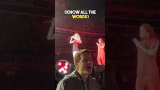 Security guard superfan caught singing at Taylor Swift concert 😂❤️