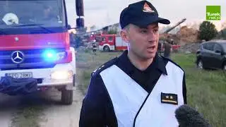 Ogromny pożar w Smulsku. Do akcji wezwano jednostki z sąsiednich powiatów