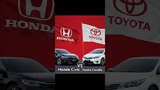 Honda Civic VS Toyota Corolla 😱  #honda#civic#vs#toyota#corolla#automobile#comparison#trending