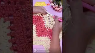 #bolsadecroche #croche #aprendercroche #bolsacomfiodemalha #semprecirculo #crochedozero #bolsafiodem