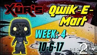 Destiny 2 - X&ucirc;r Week 4 Recommendations - October 6th 2017