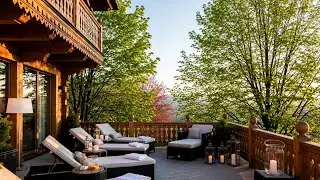 Quiet Spring Balcony Jazz 🌿 Gentle Lakeside Ambience for Slow Focus & Relaxation