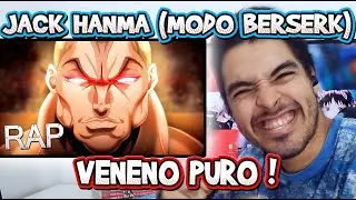 FINALMENTE!  REACT Rap do Jack Hanma (Modo Berserk) Baki The Grappler - Fera Incontrol&aacute;vel | Gabriza