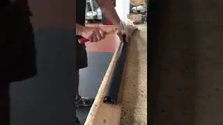 Demo of Teslimare BINO 40 Rub Rail Boat Rub Rail Installation #boating