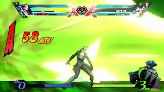 Umvc3 Jill/Morrigan corner meter drain combo