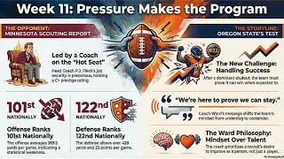 NCAA 26 DYNASTY: Oregon State vs Minnesota | Week 11 Thriller | Game Breakdown & Key Moments