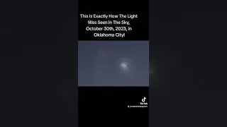 Lights In The Sky! Mysterious Light Over Oklahoma City. #okwx #ufoキャッチャー #okwx