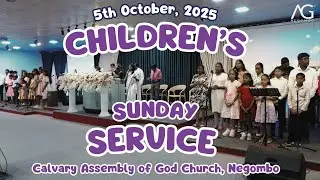 Special Children's Sunday Service | 05th Oct 2025 | Dr. Jayakumar | Combined Service | AOG Negombo
