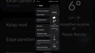 Samsung EDGE Panel a&ccedil;ma kapama #shorts #subscribe #aboneol