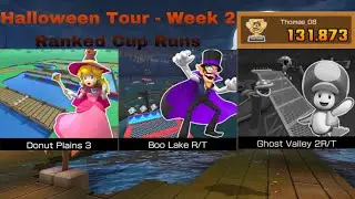 Mario Kart Tour - Halloween Tour Week 2 Ranked Cup Runs