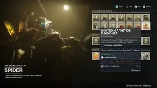WANTED: Gravetide Summoner Location Solo / Powerful Engram (Spider Bounty) [Destiny 2 Forsaken]