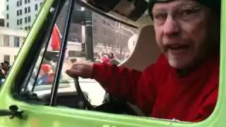 Tractorcade leads huge protest in Madison