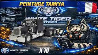 montage du grand hauleur tamiya au 1/14 mise en peinture des pièces