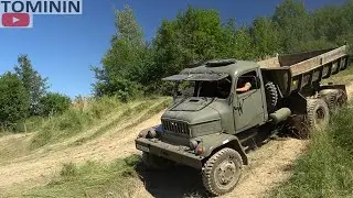 PRAGA V3S - offroad jízda Zebín 2020