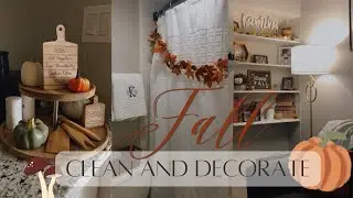 cozy clean and decorate with me for fall 2022