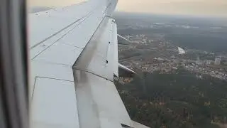 BER - VNO Landing in Vilnius, BOEING 737-8AS 9H-QCJ , Ryanair 14/10/2022