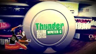 Chewing Bags Marathon#16 - Thunder Winter G slim white dry I Snusfreak.com