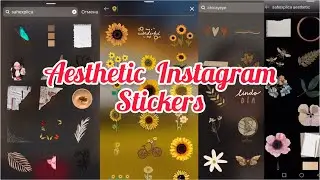 Aesthetic Instagram Stickers | Trending IG Sticker 2022