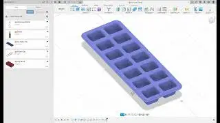 Ice Cube Tray Made In Fusion 360