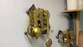 KK1186 SethThomas #89C antique clock movement that has been overhauled!