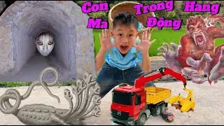 Em Tu bi tổng hợp thử th&aacute;ch săn t&igrave;m đồ chơi trong hang động con ma tho&aacute;t chết nhờ m&aacute;y x&uacute;c si&ecirc;u tốc