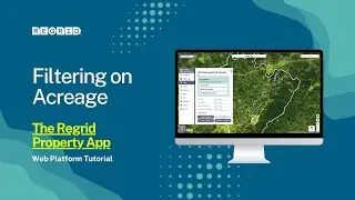 Filtering on Acreage - Regrid Property App (Web)