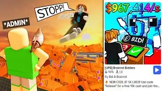 ROBLOX Brainrot Bidders owner gives me ADMIN! (he regrets it)
