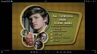 The Computer Wore Tennis Shoes 2003 DVD Menu Walkthrough