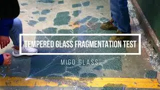Tempered Glass Fragmentation Test