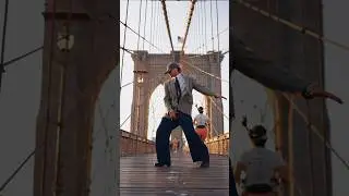 Vik White dancing at the Brooklyn Bridge | Billie Jean - Michael Jackson