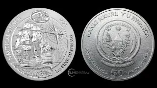 2025 Rwanda Nautical Ounce &ndash; HMS Victory 1 oz Silver Coin