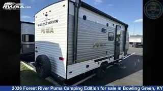 Eye-catching 2026 Forest River Puma Camping Edition Travel Trailer RV For Sale in Bowling Green, KY