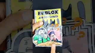 Quiet Book Roblox R.I.P Thanos Squid Game #gamebook #blindbag #papercraft #squidgame #inboxing