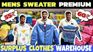 Men&rsquo;s Sweater | Surplus Clothes Warehouse | Korean Exporter | #export #wholesale #panipat #surplus 