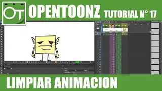 VIDEOTUTORIAL OPENTOONZ 17 - LIMPIAR ANIMACION