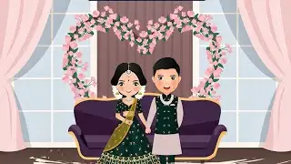 Indian Wedding Video Invite - Caricature Wedding Invite and Animation Wedding Invite 2021