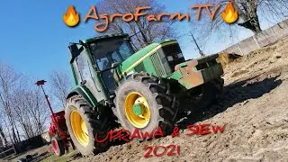UPRAWA & SIEW JĘCZMIENIA NA DWA ZESTAWY!!!  /WIOSNA2021/ Massey Ferguson 3080 & John Deere 6506 /