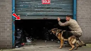 Desperate U.S. Marine Buys Old Storage Unit Full of Trash, What His German Shepherd Finds Shocks Him