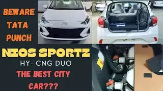 Hyundai Grand i10 nios dual cylinder cng: No spare tyre?