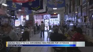 Myrtle Beach veteran reacts to VA health care expansion