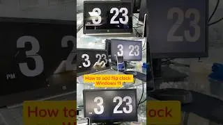 Free Flip Clock screensaver for Windows or Mac 😱 #shorts #screensaver #flipclock #fliqlo