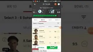 Vincy t10 SPB VS GRD Dream11 team