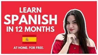 Spanish Study Plan for 12 MONTHS | What and how to study Spanish in 2024