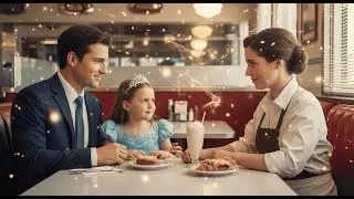 Single Dad Mocked at Diner&mdash;Waitress Defends Disabled Daughter#lovestory#RomanticDrama
